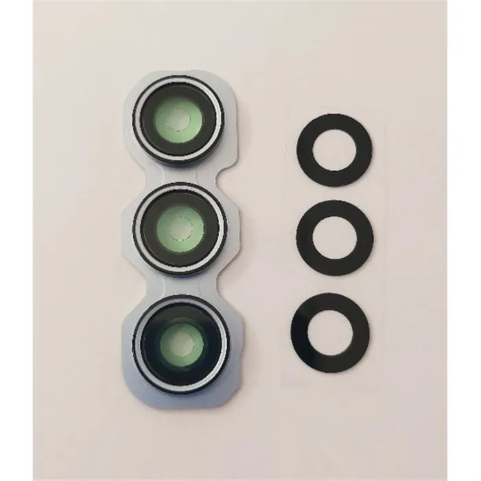 Lente de camara con marco azul claro para Samsung Galaxy A35 calidad premium