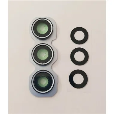 Lente de camara con marco azul claro para Samsung Galaxy A35 calidad premium
