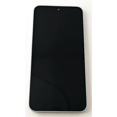Pantalla lcd para Samsung Galaxy A35 mas tactil negro con marco azul calidad Oled