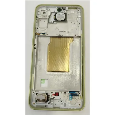 Carcasa o marco central amarillo para Samsung Galaxy A35 5G SM-A356 GH82-34225D Service Pack