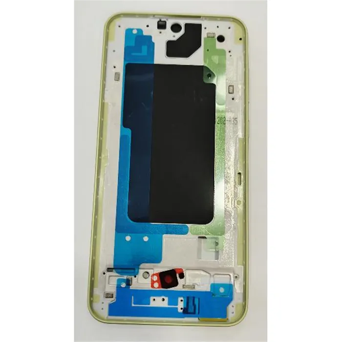 Carcasa o marco central amarillo para Samsung Galaxy A35 5G SM-A356 GH82-34225D Service Pack