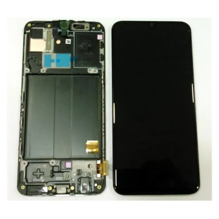 Samsung GH82-19672A Galaxy A40 2019 A405F pantalla Lcd + tactil negro + marco premium Service Pack