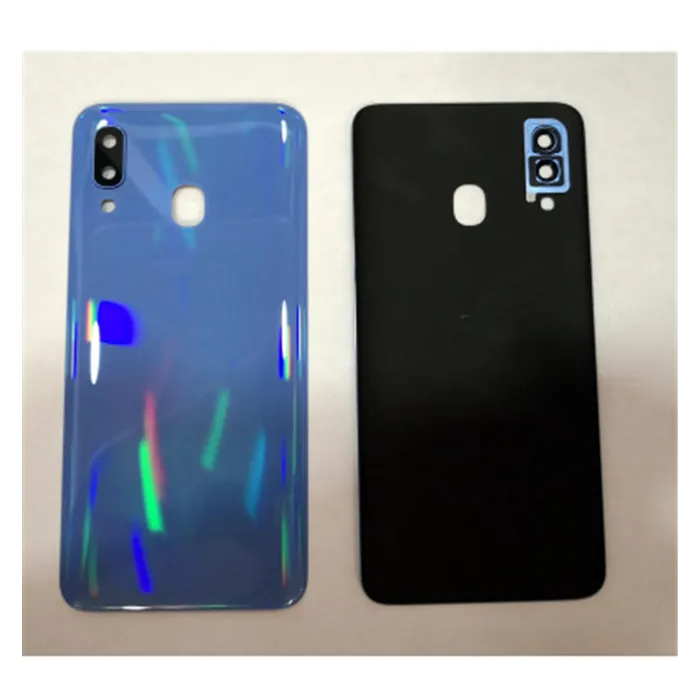Tapa trasera o tapa bateria azul mas cubierta camara para Samsung Galaxy A40 A405 A405FD A405FN SM-A405FD SM-A405FN