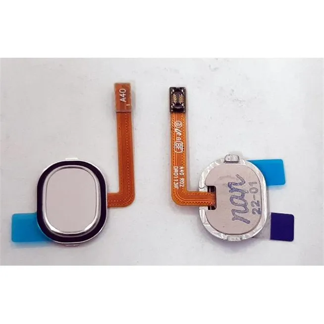 Flex boton home blanco para Samsung Galaxy A40 A405 A405FD A405FN SM-A405FD SM-A405FN calidad premium
