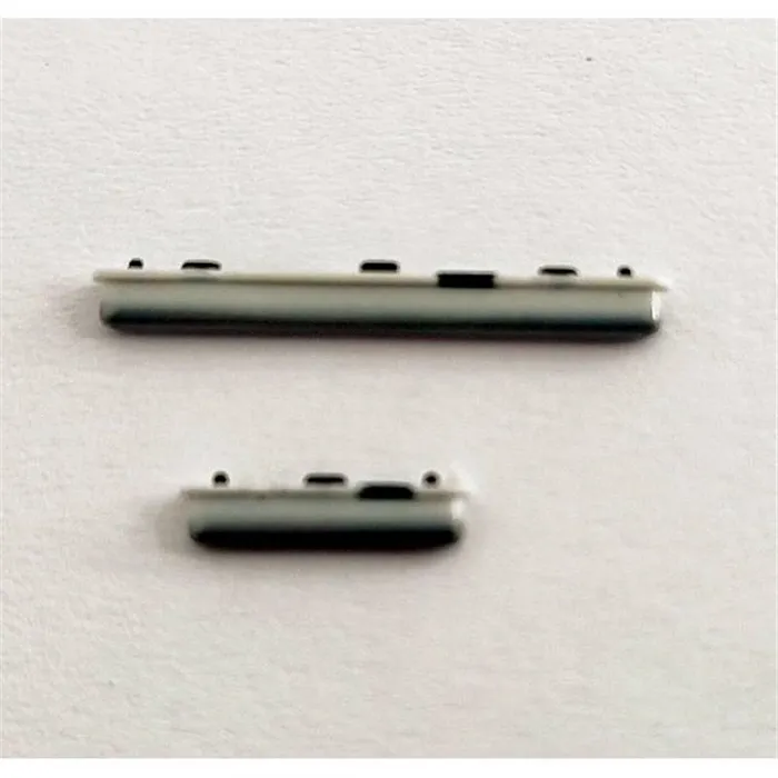 Set 2 botones blancos para Samsung Galaxy A41 SM-A415F SM-A415 A415F A415 calidad premium