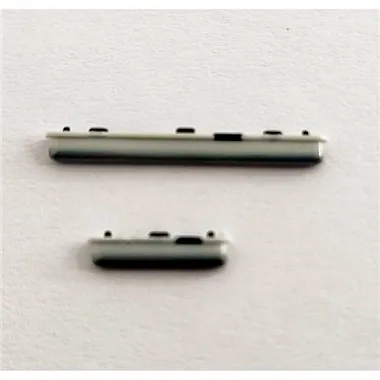 Set 2 botones blancos para Samsung Galaxy A41 SM-A415F SM-A415 A415F A415 calidad premium