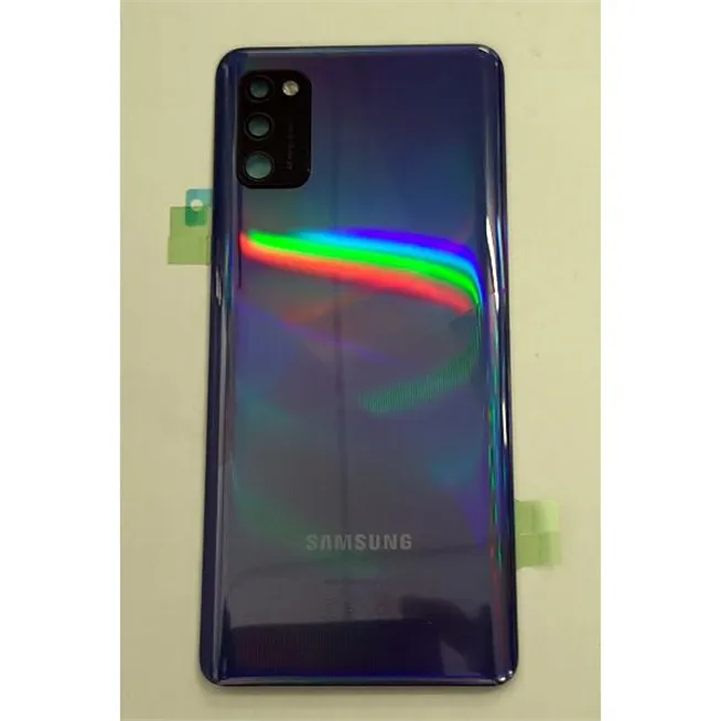 Tapa trasera o tapa bateria azul para Samsung Galaxy A41 A415F GH82-22585D Service Pack