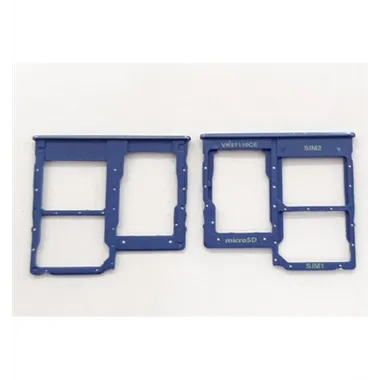 Soporte o bandeja dual sim azul para Samsung Galaxy A41 A415F calidad premium