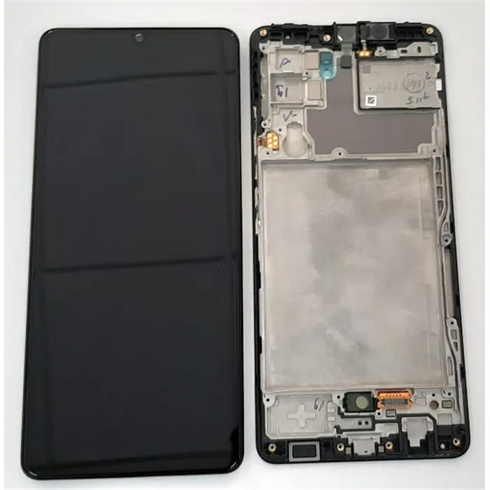 Pantalla lcd para Samsung Galaxy A42 5G A426 GH82-24375A mas tactil negro mas marco negro Service Pack