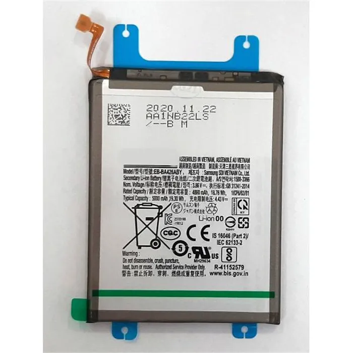 Bateria EB-BA426ABY para Samsung Galaxy A42 5G A426 calidad premium