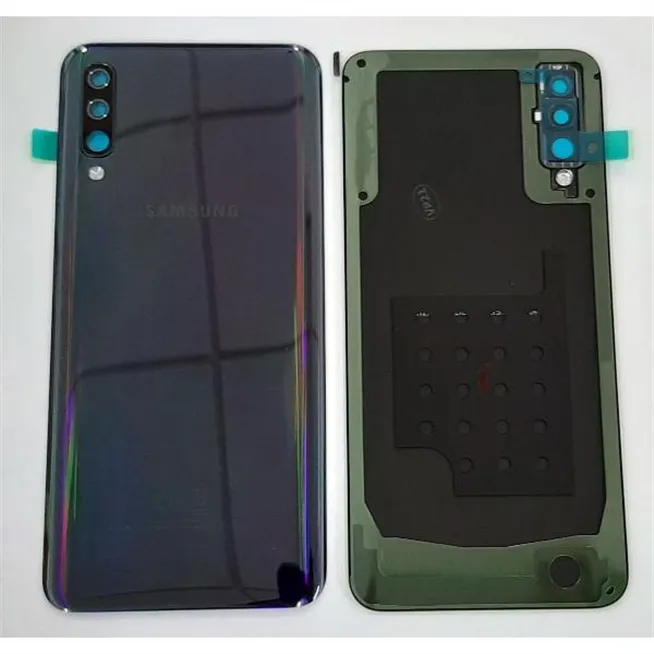 Tapa trasera o tapa bateria negra para Samsung Galaxy A50 A505FD SM-A505FD GH82-19229A Service Pack