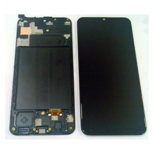 Pantalla lcd calidad oled para Samsung Galaxy A50S A507 mas tactil negro mas marco negro