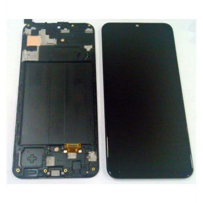 Pantalla lcd calidad oled para Samsung Galaxy A50S A507 mas tactil negro mas marco negro