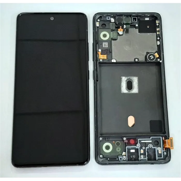 Pantalla lcd para Samsung Galaxy A51 5G SM-A516 GH82-23100A mas tactil negro mas marco negro Service Pack