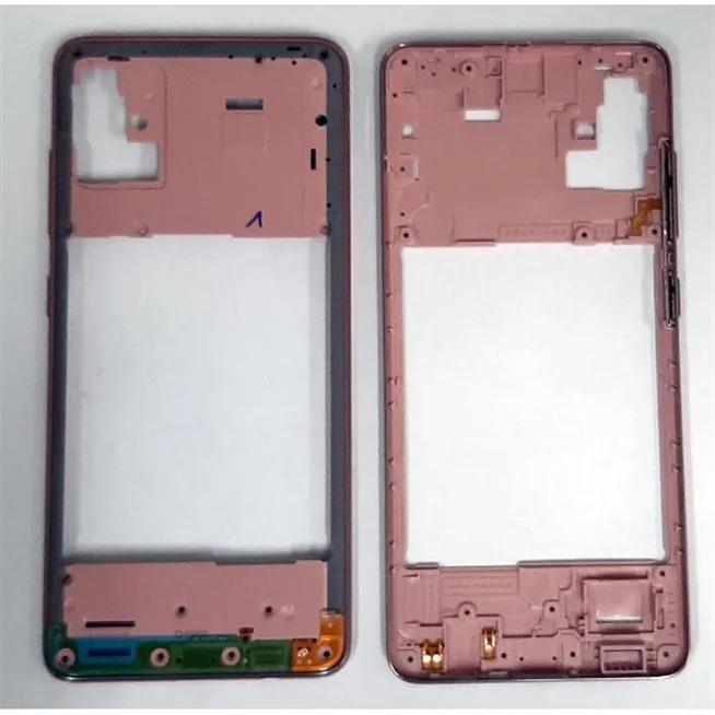 Carcasa central o marco rosa para Samsung Galaxy A51 A515F A515 calidad premium