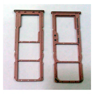 Soporte o bandeja SIM rosa para Samsung Galaxy A51 A515 calidad premium dual sim