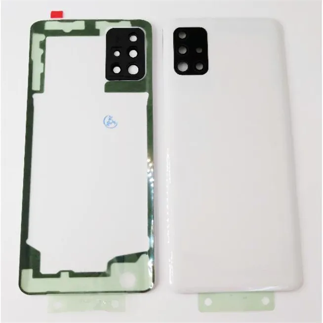 Tapa trasera o tapa bateria blanca para Samsung Galaxy A51 A515 con lente de camara