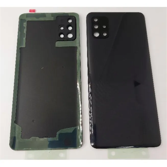 Tapa trasera o tapa bateria negra para Samsung Galaxy A51 A515 con lente de camara