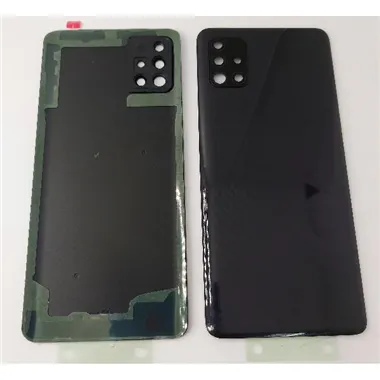 Tapa trasera o tapa bateria negra para Samsung Galaxy A51 A515 con lente de camara