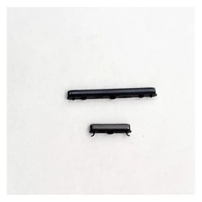 Set 2 botones negros para Samsung Galaxy A51 A515F A515 SM-A515 SM-A515F calidad premium