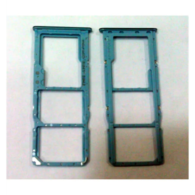 Soporte o bandeja SIM azul claro para Samsung Galaxy A51 A515 calidad premium dual sim