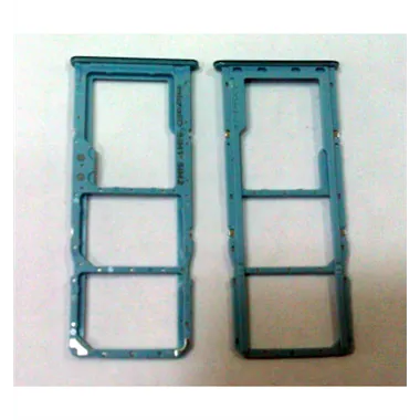 Soporte o bandeja SIM azul claro para Samsung Galaxy A51 A515 calidad premium dual sim