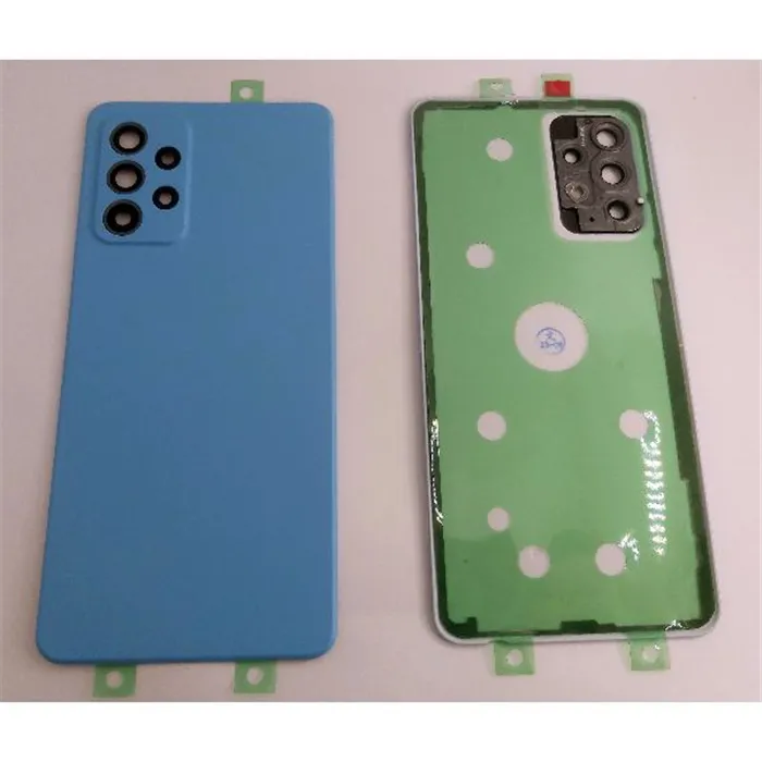 Tapa bateria o tapa trasera azul para Samsung Galaxy A52 A525 / A52 5G A526 mas cubierta camara