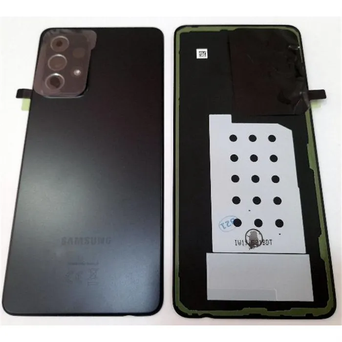 Tapa trasera o tapa baterÃ­a negro para Samsung Galaxy A52 5G A525 A526 SM-A525F GH82-25427A + cristal lente Service