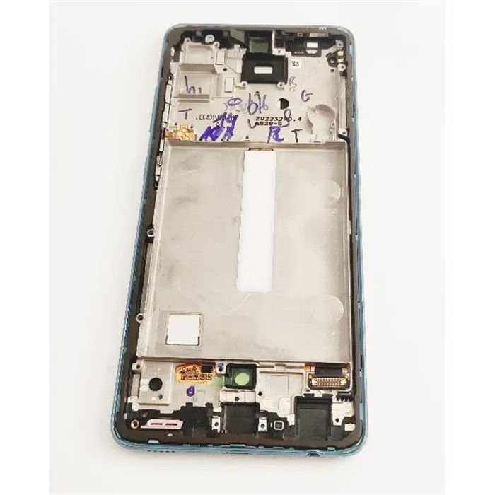 Pantalla LCD mas tactil negro para Samsung Galaxy a52 4G SM-A525F A526F GH82-25524B mas marco azul service pack