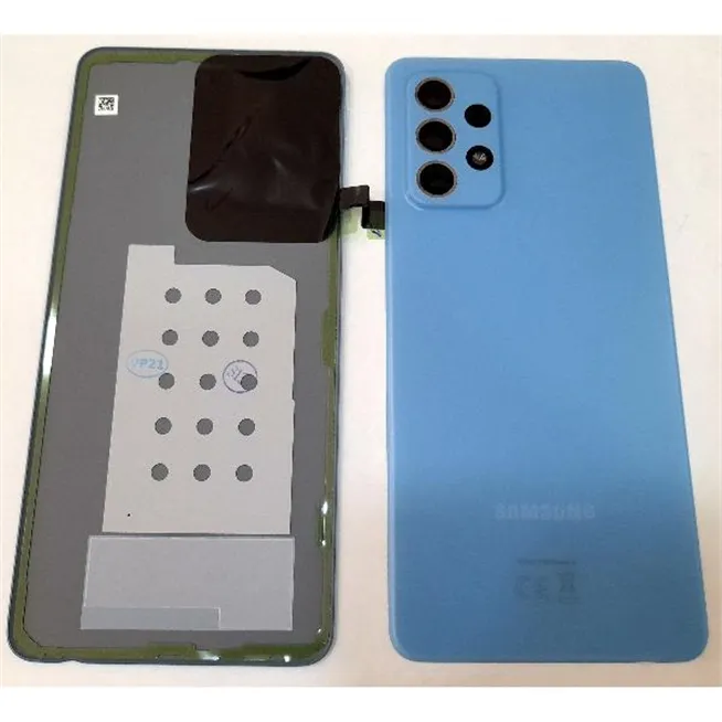 Tapa trasera o tapa baterÃ­a azul para Samsung Galaxy A52 5G A525 A526 SM-A525F GH82-25427B + cristal lente Service