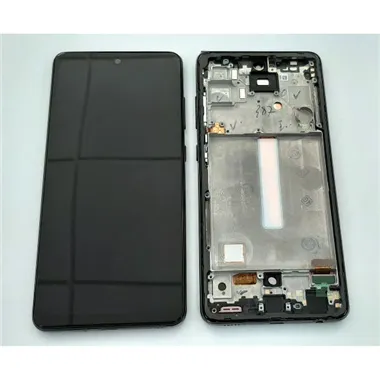 Pantalla oled para Samsung Galaxy A52 4G SM-A525F A52 5G SM-A526F mas tactil negro mas marco gris compatible