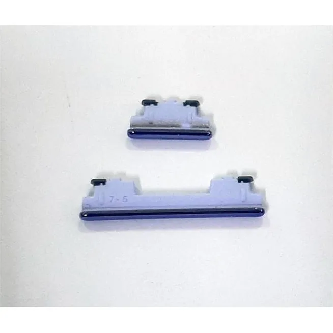 Set 2 botones purpura para Samsung Galaxy A52 4G A525 SM-A525F A52 5G A526 SM-A526F A526F calidad premium