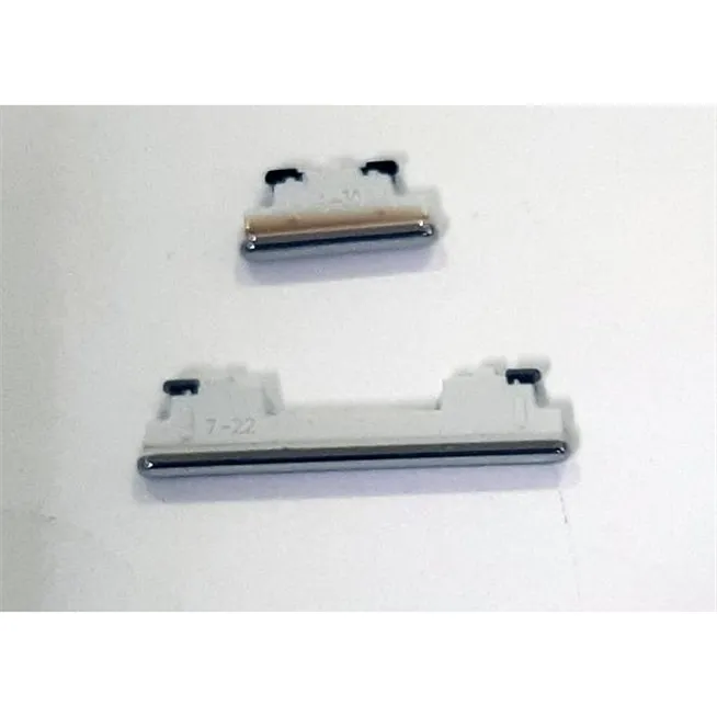 Set 2 botones platas para Samsung Galaxy A52 4G A525 SM-A525F A52 5G A526 SM-A526F A526F calidad premium