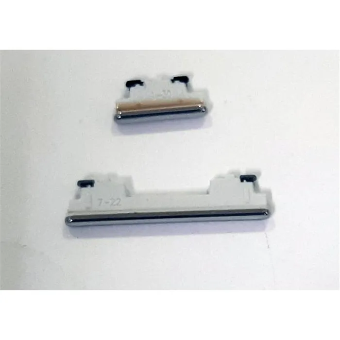 Set 2 botones platas para Samsung Galaxy A52 4G A525 SM-A525F A52 5G A526 SM-A526F A526F calidad premium