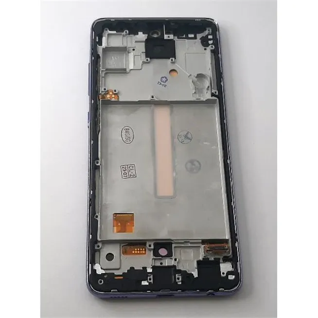 Pantalla oled para Samsung Galaxy A52 4G SM-A525F A52 5G SM-A526F mas tactil negro mas marco purpura compatible