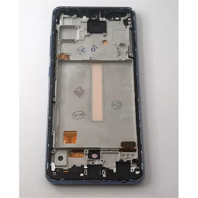 Pantalla oled para Samsung Galaxy A52 4G SM-A525F A52 5G SM-A526F mas tactil negro mas marco azul compatible