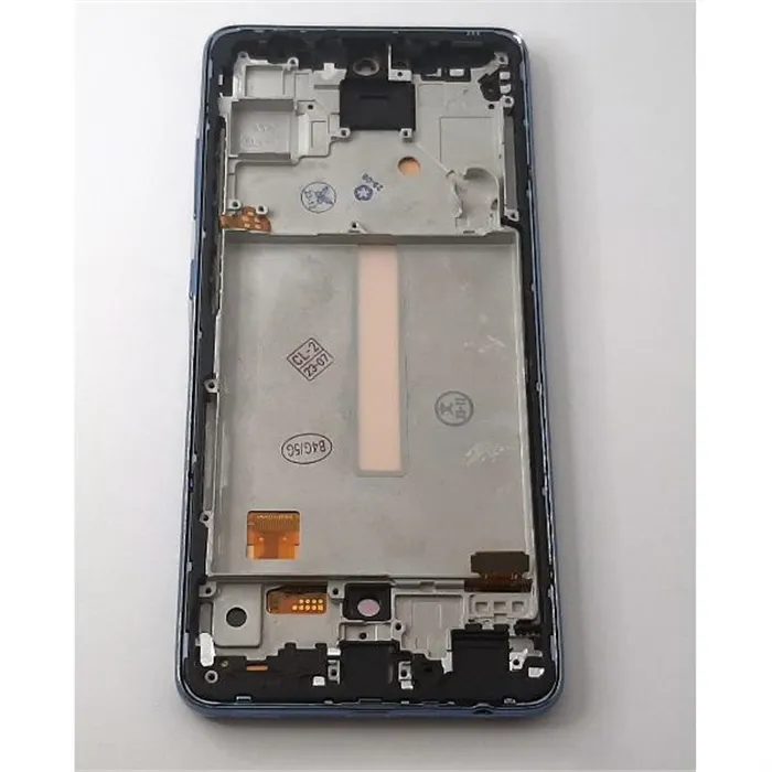 Pantalla oled para Samsung Galaxy A52 4G SM-A525F A52 5G SM-A526F mas tactil negro mas marco azul compatible