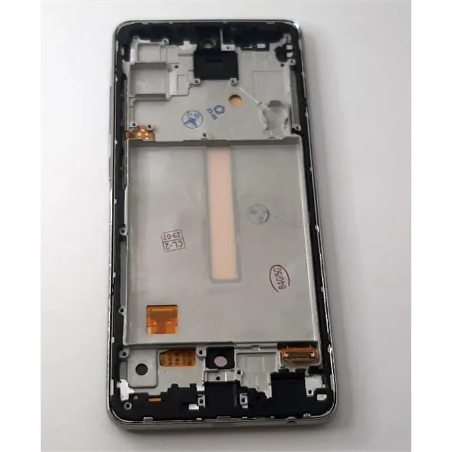 Pantalla oled para Samsung Galaxy A52 4G SM-A525F A52 5G SM-A526F mas tactil negro mas marco plata compatible