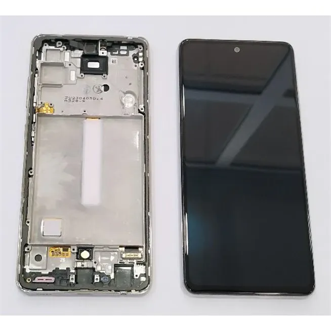 Pantalla lcd para Samsung Galaxy A52 4G 5G SM-A525F A526F con marco blanco GH82-25524D GH82-25526D Service Pack