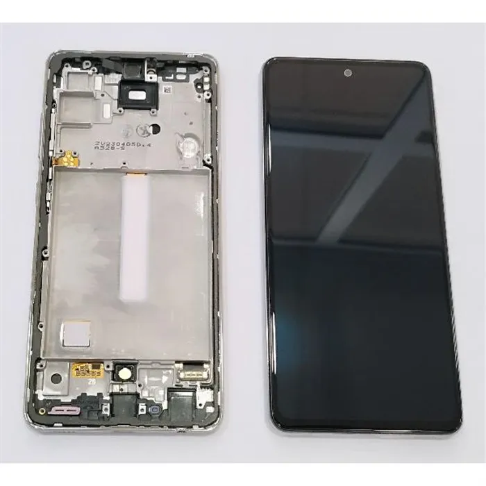 Pantalla lcd para Samsung Galaxy A52 4G 5G SM-A525F A526F con marco blanco GH82-25524D GH82-25526D Service Pack
