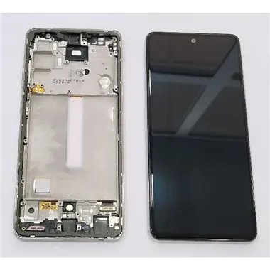 Pantalla lcd para Samsung Galaxy A52 4G 5G SM-A525F A526F con marco blanco GH82-25524D GH82-25526D Service Pack