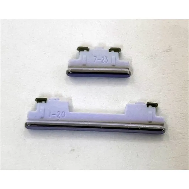 Set 2 botones purpura para Samsung Galaxy A52S 5G SM-A528 calidad premium