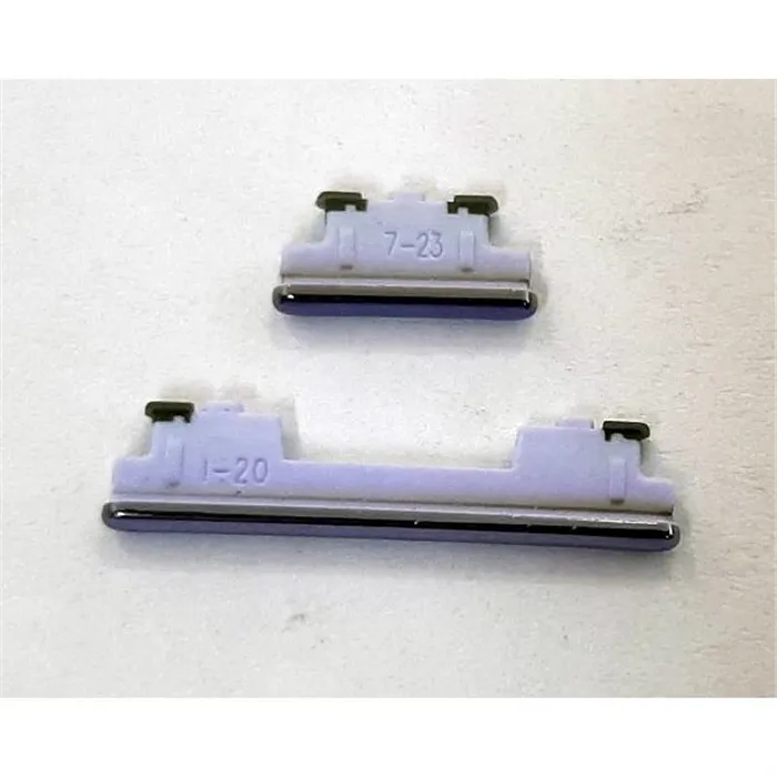 Set 2 botones purpura para Samsung Galaxy A52S 5G SM-A528 calidad premium
