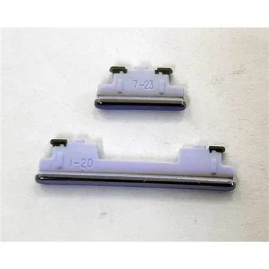 Set 2 botones purpura para Samsung Galaxy A52S 5G SM-A528 calidad premium