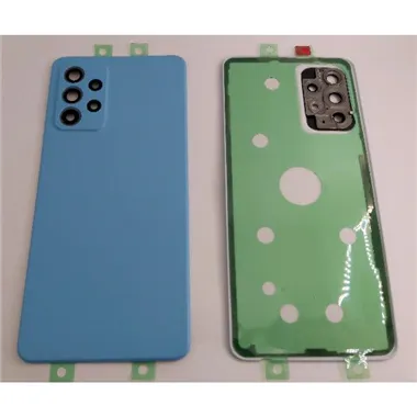 Tapa trasera o tapa bateria azul para Samsung Galaxy A52s 5G A528 mas cubierta camara
