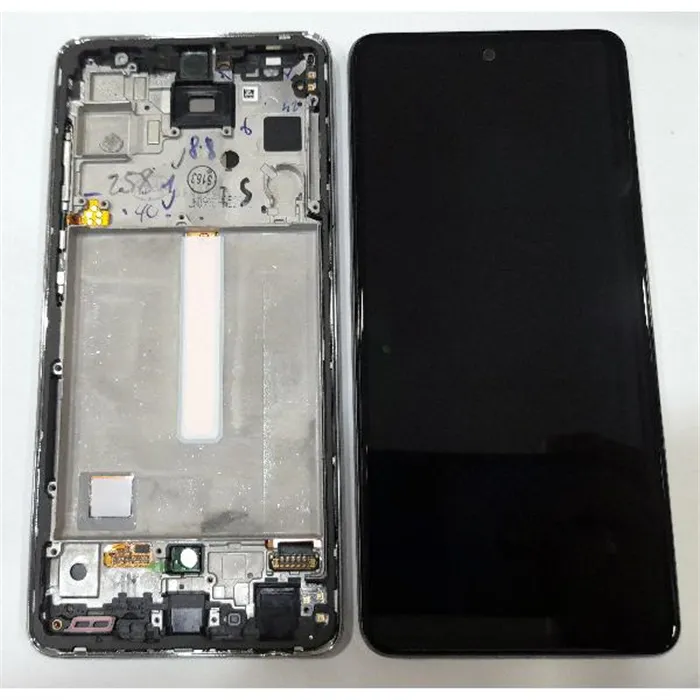 Pantalla lcd para Samsung Galaxy A52s 5G GH82-26861A A528B mas tactil negro mas marco negro service pack