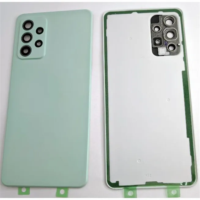 Tapa trasera o tapa batería verde para Samsung Galaxy A52s 5G A528B mas cubierta cristal