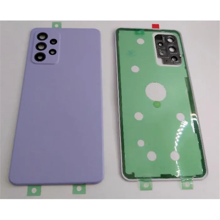 Tapa trasera o tapa bateria violeta para Samsung Galaxy A52s 5G A528 mas cubierta camara