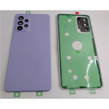 Tapa trasera o tapa bateria violeta para Samsung Galaxy A52s 5G A528 mas cubierta camara