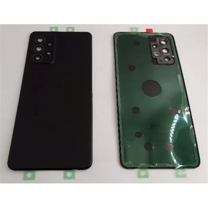 Tapa trasera o tapa bateria negra para Samsung Galaxy A52s 5G A528 mas cubierta camara